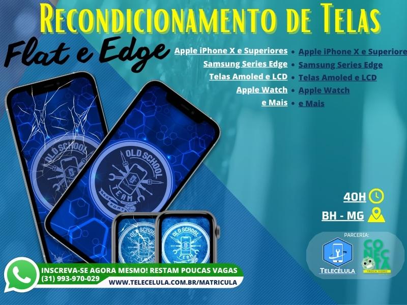 Sem Imagem - TREINAMENTO PRESENCIAL RECONDICIONAMENTO DE TELAS SAMSUNG EDGE E IPHONE X SUPERIOR