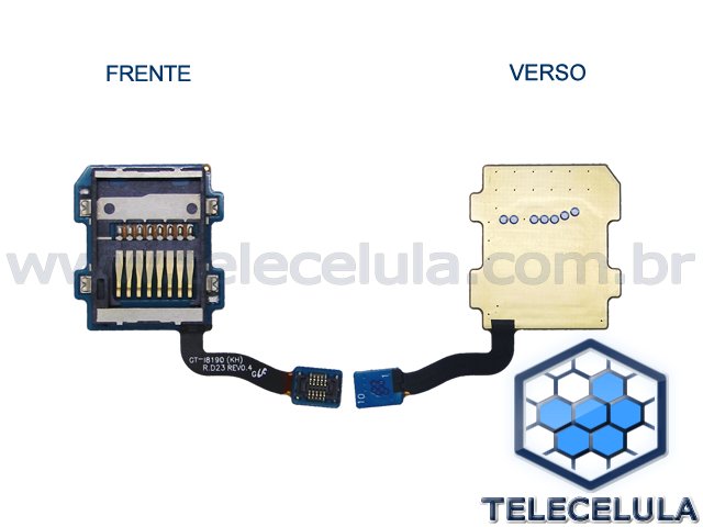 Sem Imagem - FLEX CABLE CONECTOR CARTO DE MEMRIA SAMSUNG GALAXY S3 SIII MINI I8190