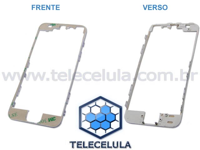 Sem Imagem - FRAME BRANCO DO LCD E TOUCH APPLE IPHONE 5