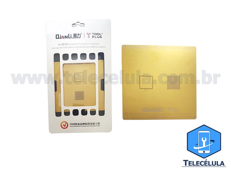 Sem Imagem - GOLD STENCIL QIANLI MODELO 3D CPU A9 REBALLING COMPATVEL IPHONE 6S, 6SP PROFISSIONAL