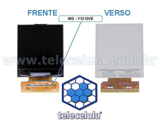 Sem Imagem - LCD SAMSUNG B100, B200, C158, C260, C266, C450, C160, C168, C270  
