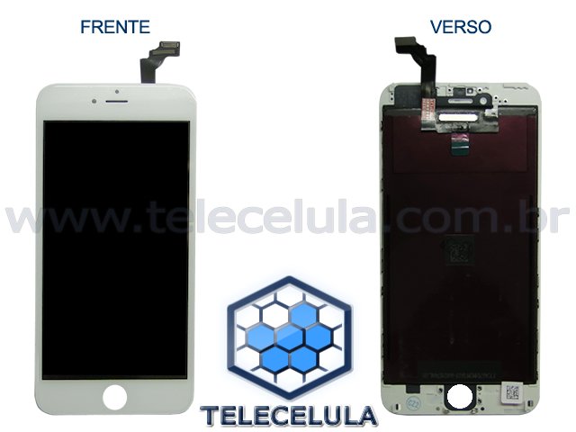 Sem Imagem - LCD DISPLAY COMPATVEL COM IPHONE 6 PLUS BRANCO - GENRICO