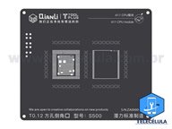 BLACK STENCIL QIANLI IBLACK MODELO 3D PARA CPU A11 REBALLING COMPATVEL IPHONE 8, 8P, X 3D- S500