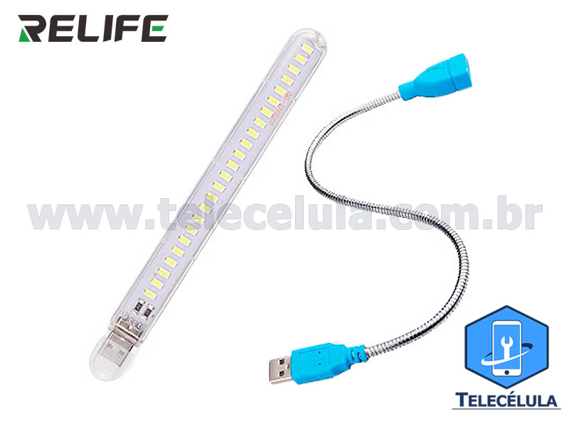 LED ALTO BRILHO USB USO GERAL 8 WATTS DE POTNCIA RELIFE RL805, RL-805