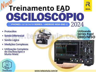 TREINAMENTO EAD DSO II RIGOL MSO 5000 & DHO 800/900, DO BSICO AO AVANADO SMARTPHONES, CERTIFICADO