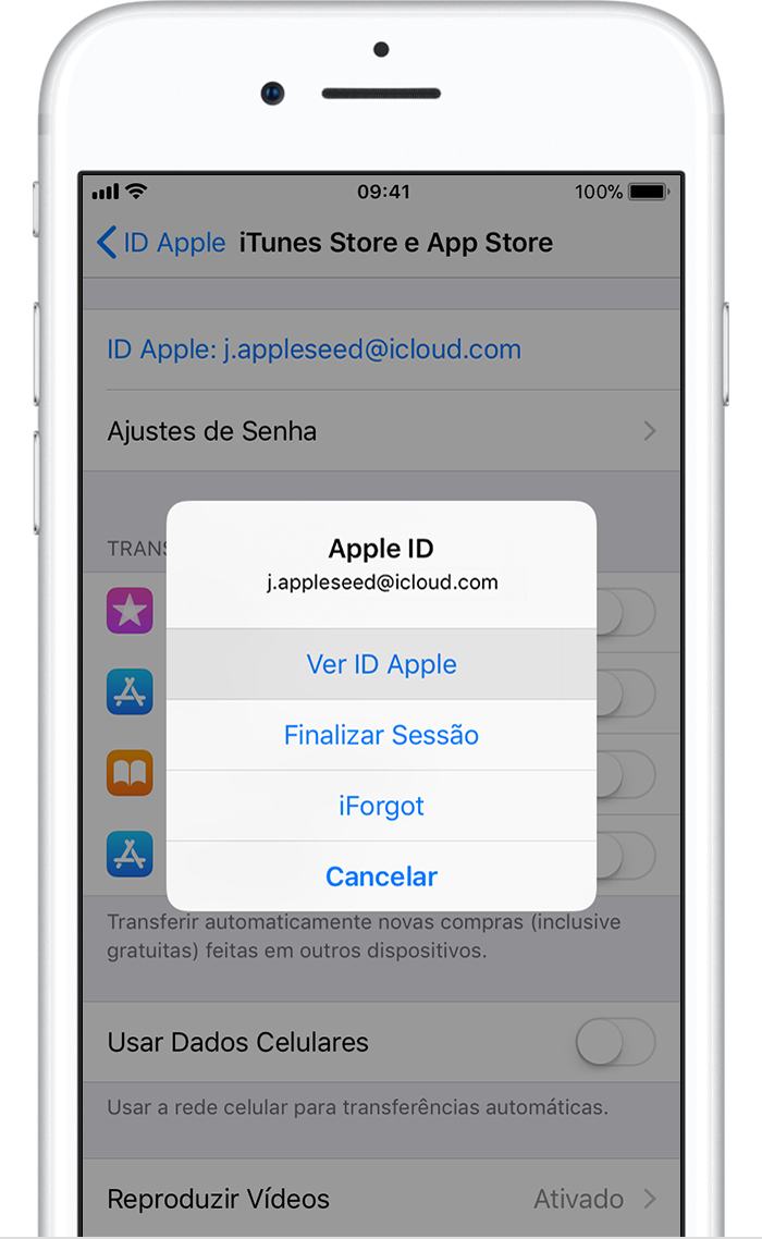 apple id com criar