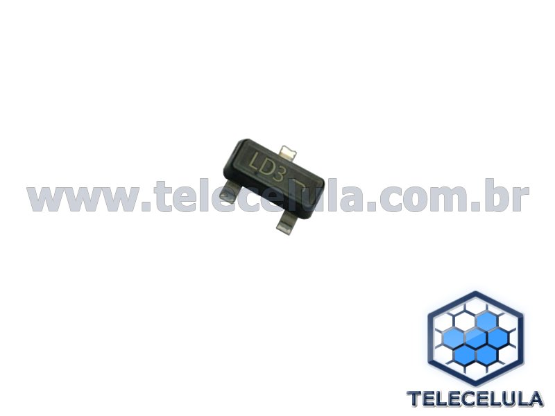 Sem Imagem - DIODO DE ALTA VELOCIDADE SCHOTTKY 30V X 0.2A BAT54SP, BAT54 SOT-23