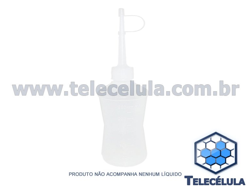 Sem Imagem - DISPENSER COM BICO RETO 250 ML PARA LCOOL ISOPROPLICO