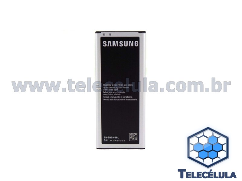 Sem Imagem - BATERIA PARA SAMSUNG GALAXY NOTE 4 - 3220MAH EB-BN910BBU N910, N910U 4G LTE, N910V, N910T ORIGINAL