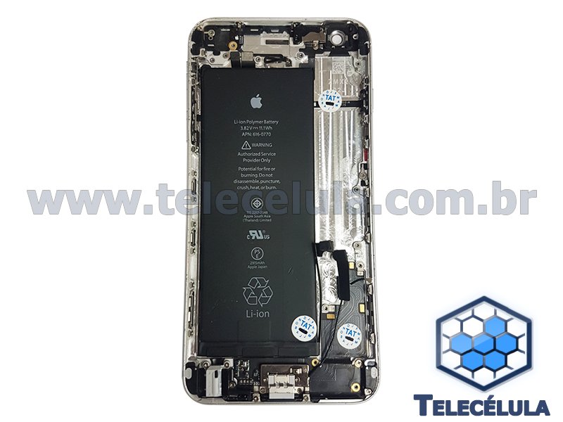 Sem Imagem - BACK HOUSING CARCAA ORIGINAL APPLE IPHONE 6 PLUS BATERIA, FLEX DE CARGA, FLEX POWER E VOLUME