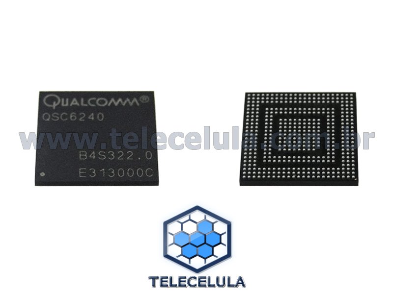 Sem Imagem - CIRCUITO INTEGRADO QUALCOMM QSC6240 CPU DE RF WCDMA E GSM/GPRS/EDGE