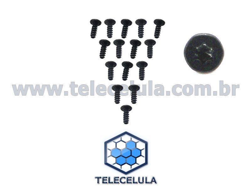 Sem Imagem - KIT DE PARAFUSOS EXTERNOS BACK HOUSING PARA PARAFUSO MOTOROLA MOTOG, MOTO-G XT1033