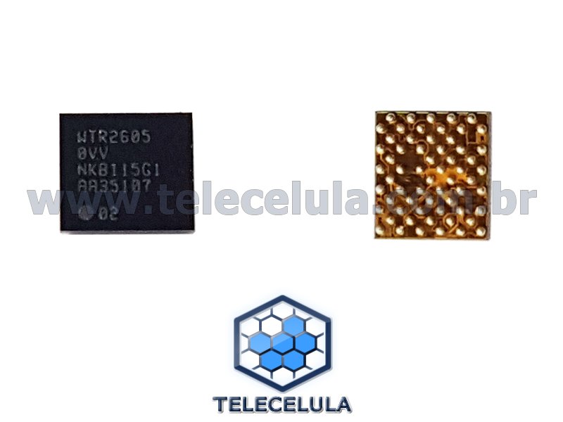 Sem Imagem - CIRCUITO INTEGRADO TRANSCEIVER RF WTR2605 WTR-2605, MOTO G, MOTO E, SAMSUNG I9192, I9195, I8190