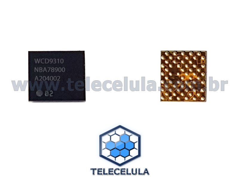 Sem Imagem - CIRCUITO INTEGRADO WCD9310 UDIO PARA SAMSUNG S4 I9500, I9505, I9508, I747, BLACKBERRY Z10, XPERIA