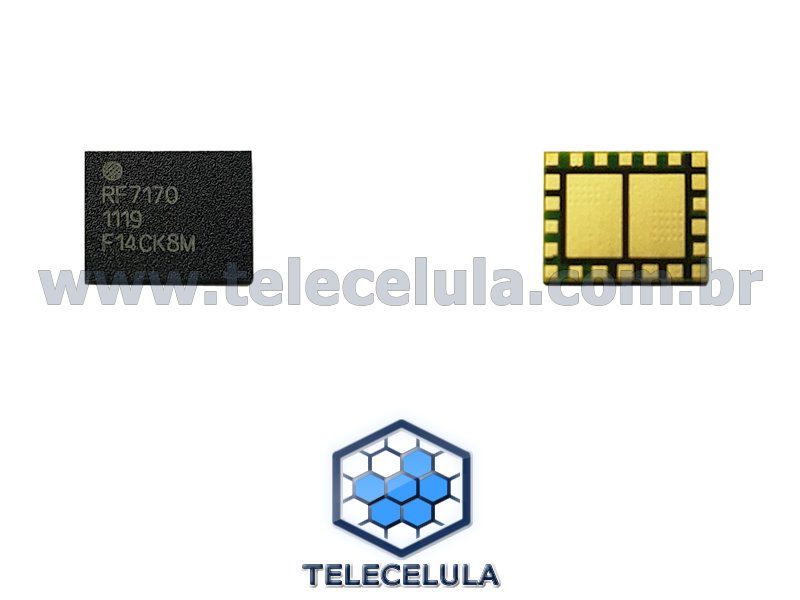 Sem Imagem - CIRCUITO INTEGRADO TRANSMISSOR PA RF7170 (GSM850, EGSM900, DCS1800, PCS1900 MHZ) GSM, GPRS