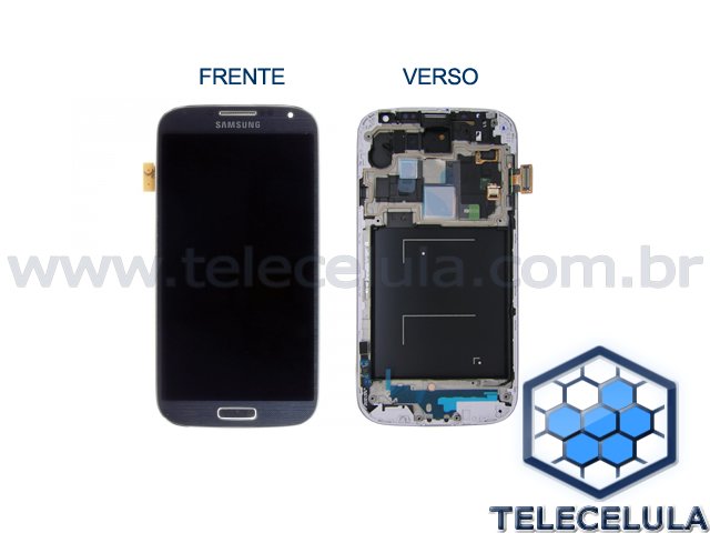 Sem Imagem - LCD SAMSUNG I9505, I9515L GALAXY S4 4G COM VISOR E TOUCH SCREEN GRAY ORIGINAL!
