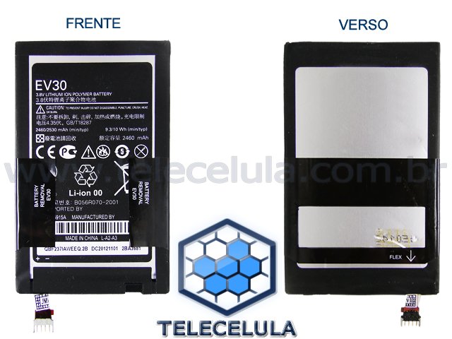 Sem Imagem - BATERIA COMPATVEL COM MOTOROLA EV30 RAZR XT925, XT926 GENRICA