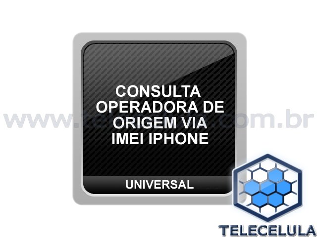 Sem Imagem - CONSULTA INDIVIDUAL FULL VIA IMEI DE IPHONE - OPERADORA/ICCID/FIND MY IPHONE: OFF/ON, ETC...