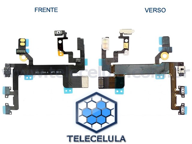 Sem Imagem - FLEX CABLE 5S VOLUME E POWER APPLE IPHONE 5S, 821-1594A