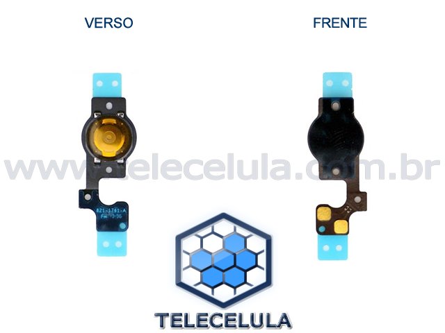 Sem Imagem - FLEX CABLE TECLA HOME APPLE IPHONE 5C