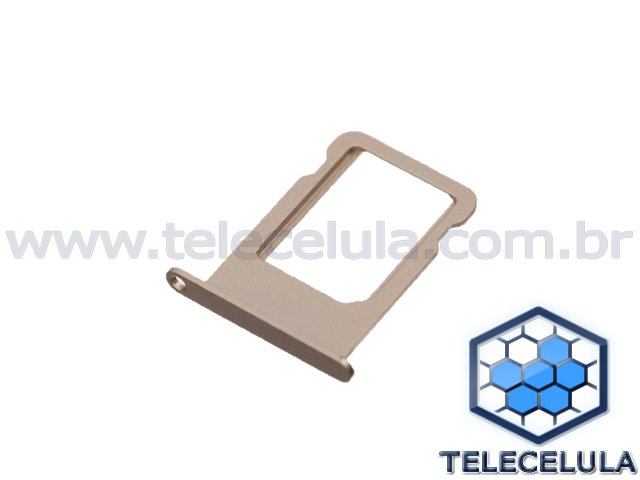 Sem Imagem - PORTA NANO SIM CARD APPLE IPHONE 5S DOURADO