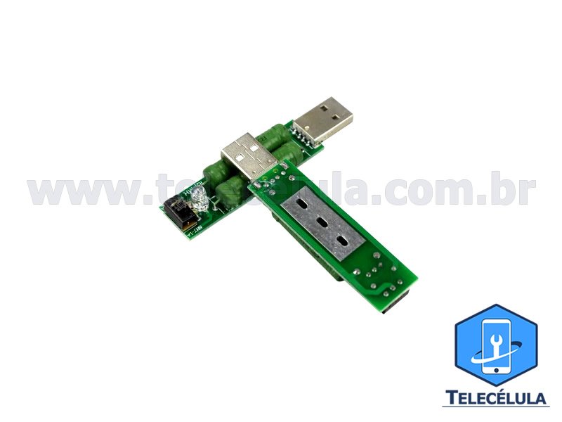 Sem Imagem - TESTADOR DE CARREGADOR, CARGA RESISTIVA PARA USAR EM CONJUNTO COM MEDIDOR DE CORRENTE, CARGA 1A E 2A