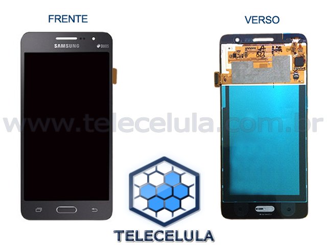 Sem Imagem - DISPLAY LCD TELA TOUCH GALAXY GRAN PRIME DUOS 5 G530 CINZA