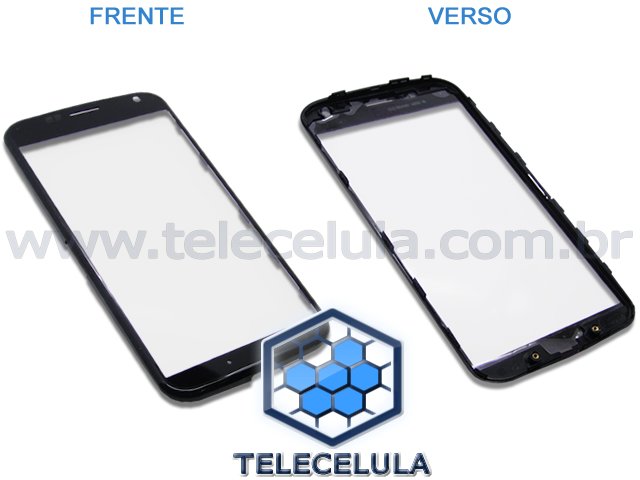 Sem Imagem - VISOR LENTE COMPATVEL COM MOTOROLA MOTO X XT1058, XT1060 COM FRAME SEM TOUCH SCREEN PRETO