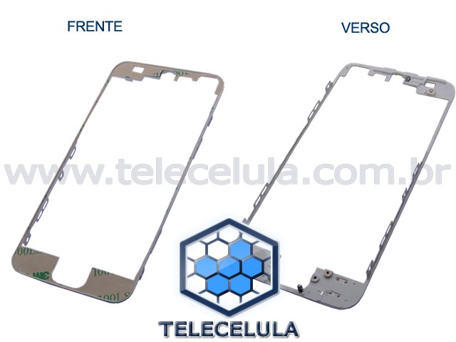 Sem Imagem - FRAME BRANCO DO LCD E TOUCH APPLE IPHONE 5S