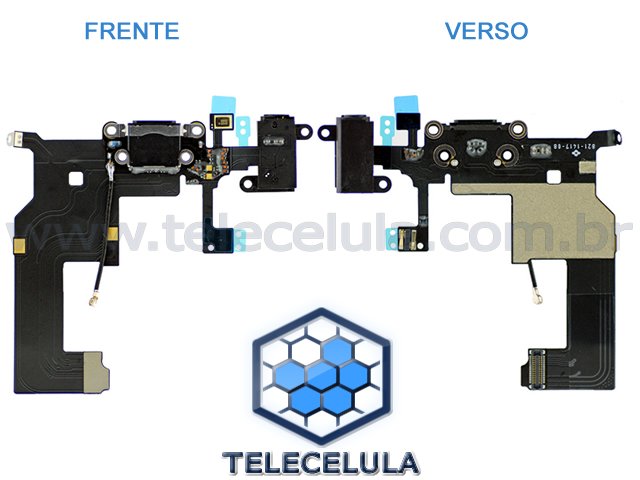 Sem Imagem - FLEX CABLE APPLE IPHONE 5C DE CARGA, ANTENA E FONE DE OUVIDO, FLEX CABLE DE CARGA.