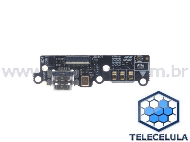 Sem Imagem - CONECTOR DE CARGA COM MICROFONE ASUS ZENFONE 6, A600