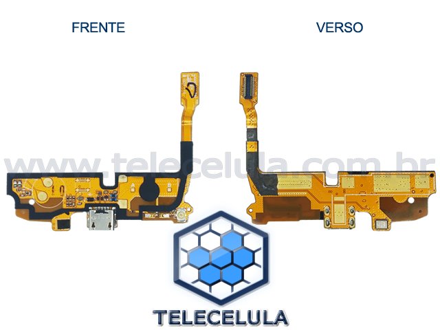 Sem Imagem - FLEX CABLE CONECTOR USB CARGA MICROFONE LG D405, D410, L90