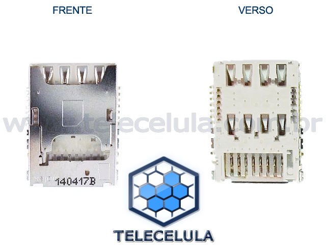 Sem Imagem - SLOT SIM CARD, CONECTOR DE SIM CARD E MICRO SD PARA LG G3 D850, D851, D855, LS990, VS985, F400.