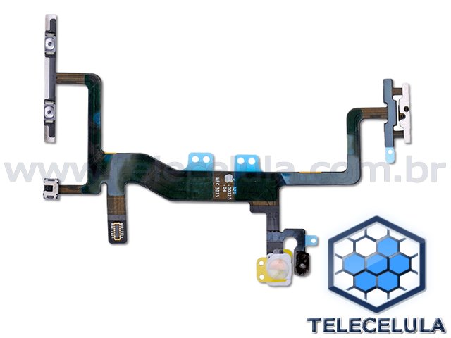 Sem Imagem - FLEX CABLE DO POWER + TECLAS VOLUME PARA IPHONE 6S - APN 821-00-125A