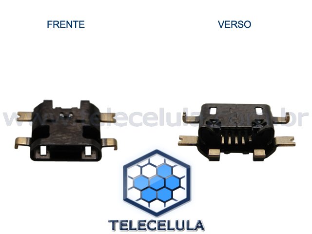 Sem Imagem - CONECTOR DE CARGA E USB MOTOROLA MOTO E2, MOTO MAX XT1225, MOTOE2 XT1523