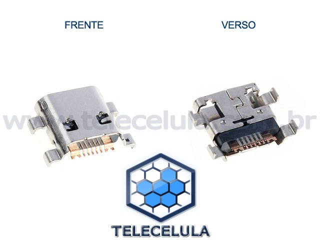 Sem Imagem - CONECTOR CARGA DADOS SAMSUNG YOUNG GT-S6310, S6310N, S6312, S6313, S6310