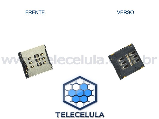 Sem Imagem - CONECTOR SIM CARD APPLE IPHONE 6, 6 PLUS GAVETA DO SIM CARD IPHONE 6, 6 PLUS