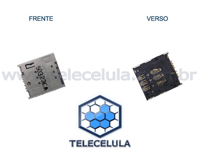 Sem Imagem - CONECTOR DE SIM CARD MOTOROLA MOTO G, MOTO E2 SLOT DE SIM CARD