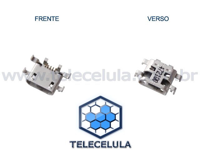 Sem Imagem - CONECTOR DE CARGA SONY XPERIA M2 AQUA D2403, D2405, D2406 GENRICO