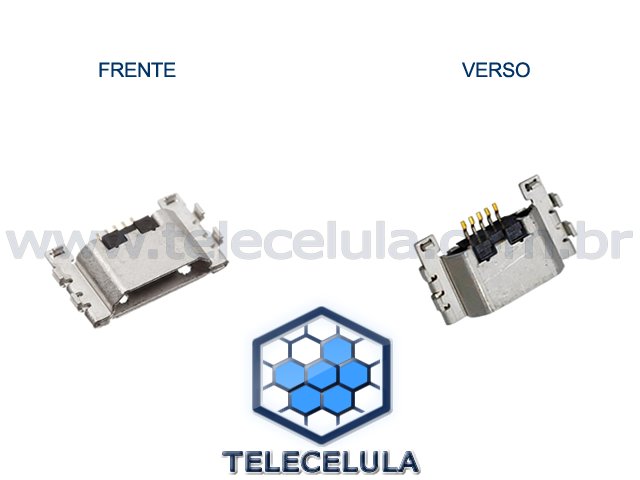 Sem Imagem - CONECTOR CARGA SONY XPERIA T2 ULTRA DUAL D5303, D5306, D5322 GENRICO