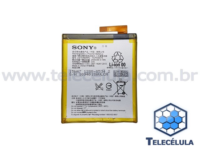 Sem Imagem - BATERIA SONY XPERIA M4 - LIS1576ERPC - XPERIA M4 AQUA E2353, E2363 ORIGINAL