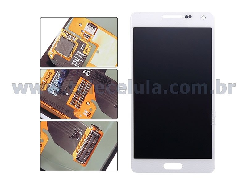 Sem Imagem - DISPLAY TOUCH LCD SAMSUNG GALAXY A5 A500, SM-A500M /DS BRANCO ORIGINAL