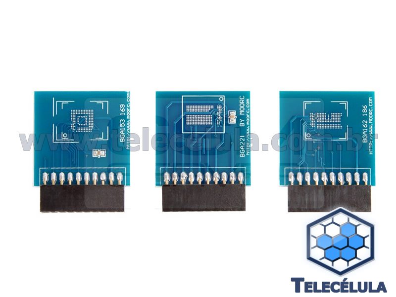 Sem Imagem - ADAPTADOR JTAG - ISP MOORC MOLEX (35 EM 1) RIFF2, Z3X EASY JTAG, OMNIA, GPG, MEDUSA PRO