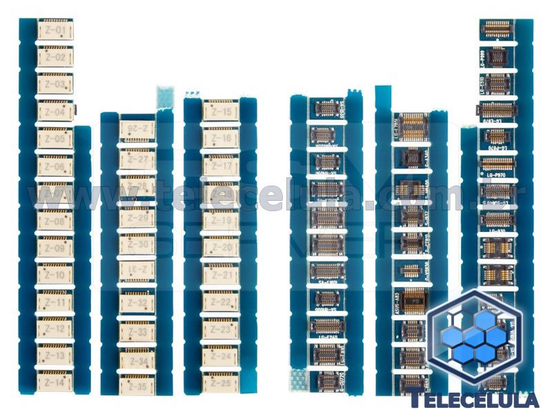 Sem Imagem - ADAPTADOR JTAG - ISP MOORC MOLEX (35 EM 1) RIFF2, Z3X EASY JTAG, OMNIA, GPG, MEDUSA PRO