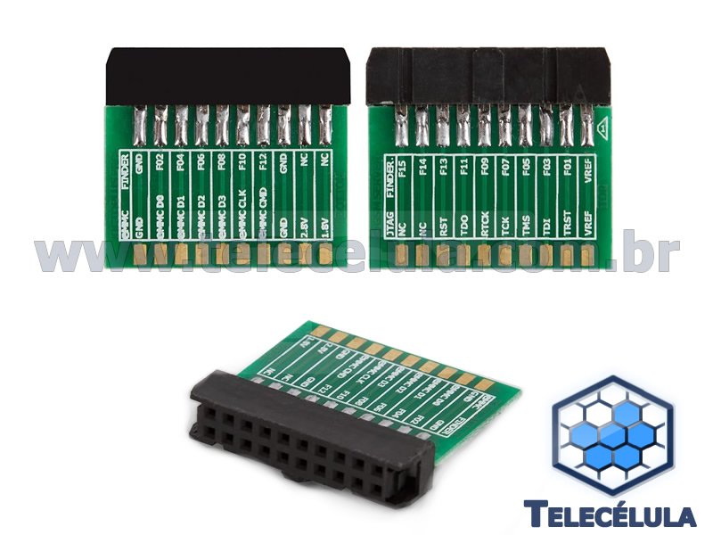 Sem Imagem - MEDUSA PRO JIG 20 PINOS ADAPTADOR PARA EMMC E JTAG