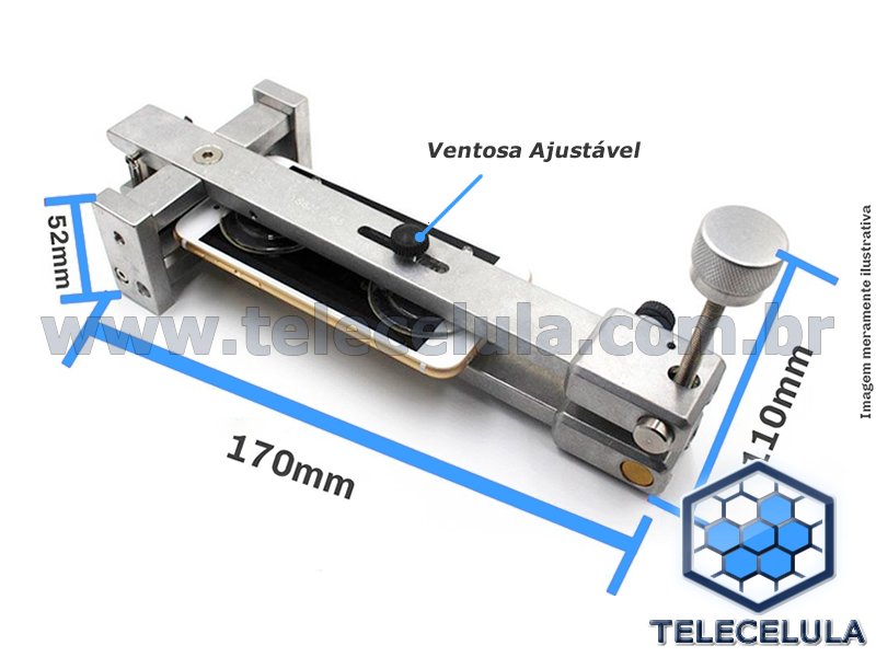Sem Imagem - FERRAMENTA PARA DESMONTAGEM, VENTOSA PROFISSIONAL IPHONE 7, 7P, 8, 8P, X SEM AQUECER PADRO APPLE