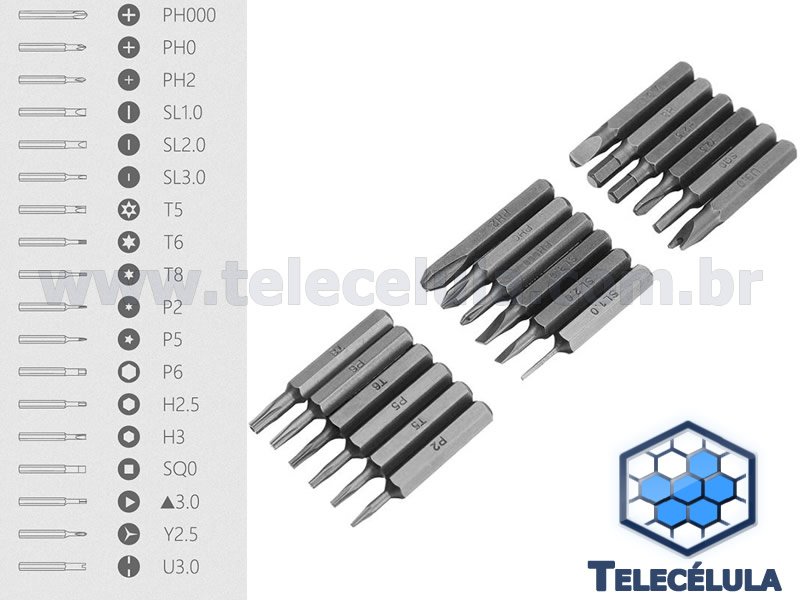 Sem Imagem - PARAFUSADEIRA ELTRICA A PILHA AAA, WOWSTICK 18 PEAS E MAGNETIZADOR E DESMAGNETIZADOR