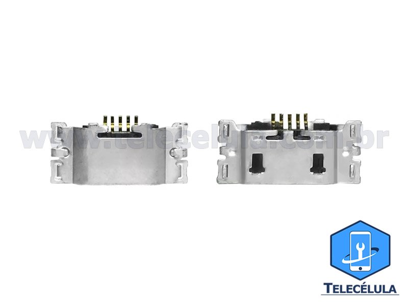 Sem Imagem - CONECTOR DE CARGA, DADOS MOTOROLA MOTO G5 PLUS