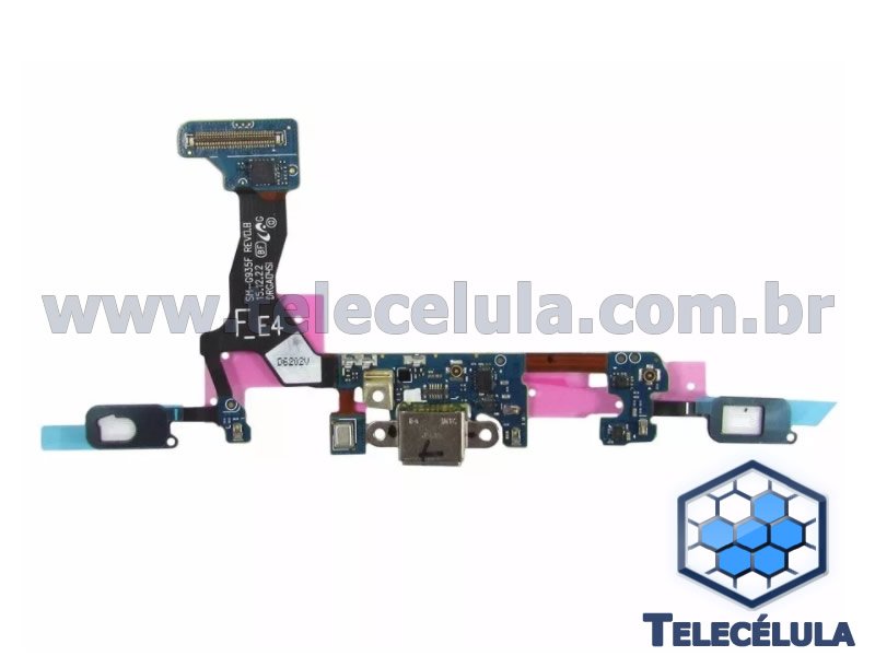 Sem Imagem - FLEX CABLE DE CARGA, DADOS SAMSUNG S7 EDGE SM-G935F, G935F GENRICO