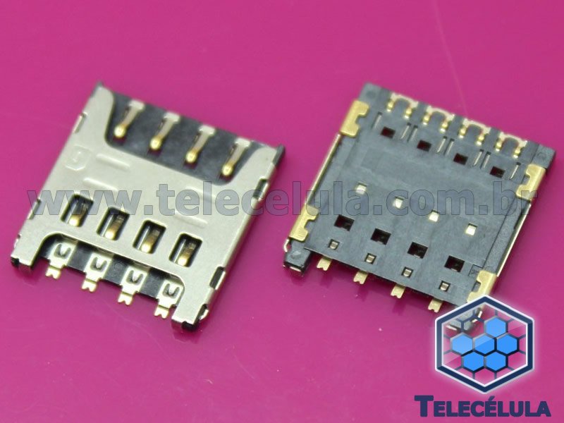 Sem Imagem - CONECTOR DE SIM CARD SLOT SIM CARD MOTOROLA MOTO C